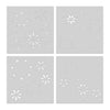 SA285 Color Layering Snowflake Stencils - Hero Arts
