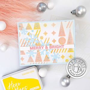 Geometric Holiday Stencil