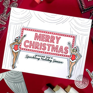 Sparkling Holiday Stage Stamp & Cut by Ralph Tyndall