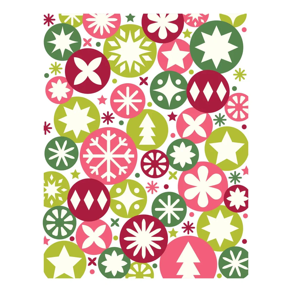 Holiday Harmony Stencil of the Month - finished card project