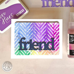 Royal Purple + Gold Two-Tone Metallic Spray