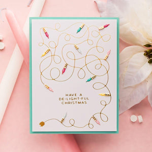 A Merry Little Christmas Sentiments Glimmer Hot Foil Plate & Die Set from the De-Light-Ful Christmas Collection by Yana Smakula