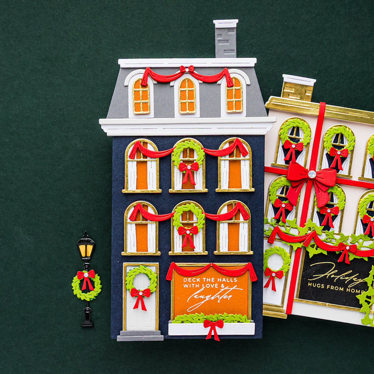 Holiday Hugs Sentiments Press + Foil Plate & Die Set by Yana