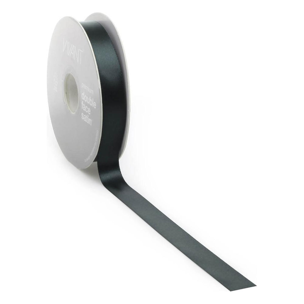 Vivant - Double Face Satin Dark Green Ribbon - 27 yards