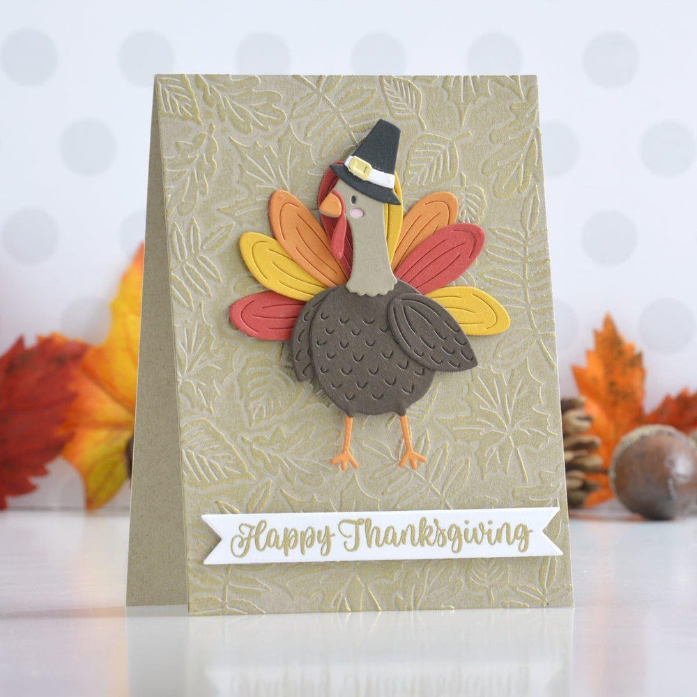 Falling Leaves Embossing Folder