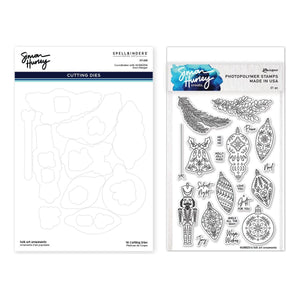 Folk Art Ornaments Stamp and Die Bundle from the Joyful Christmas Collection by Simon Hurley