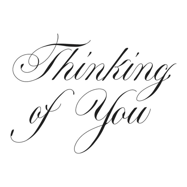 Copperplate Thinking of You Press Plate from the Copperplate Everyday Sentiments Collection by Paul Antonio