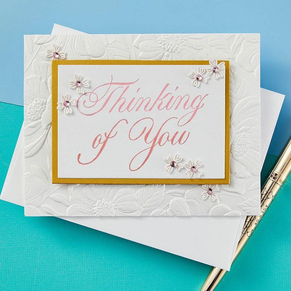Copperplate Thinking of You Press Plate from the Copperplate Everyday Sentiments Collection by Paul Antonio