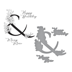 Floral & and Sentiment Press Plate