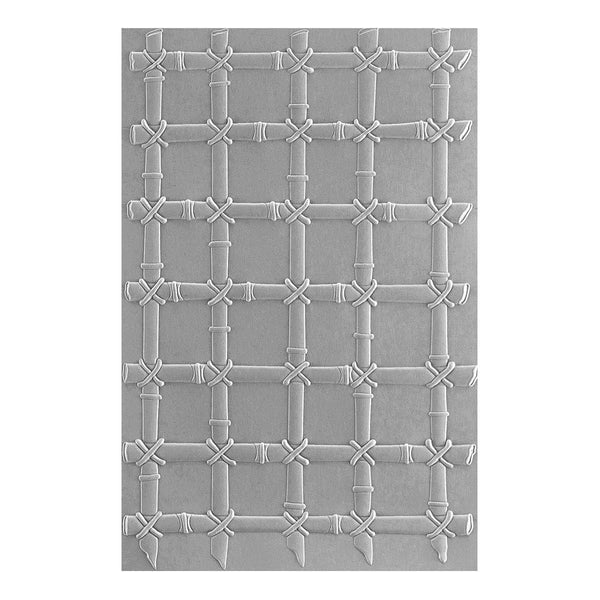 Bamboo Trellis 3D Embossing Folder by Susan Tierney-Cockburn