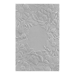 Four Petal Floral 3D Embossing Folder