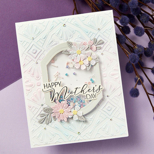 Mirrored Arch Labels Etched Dies