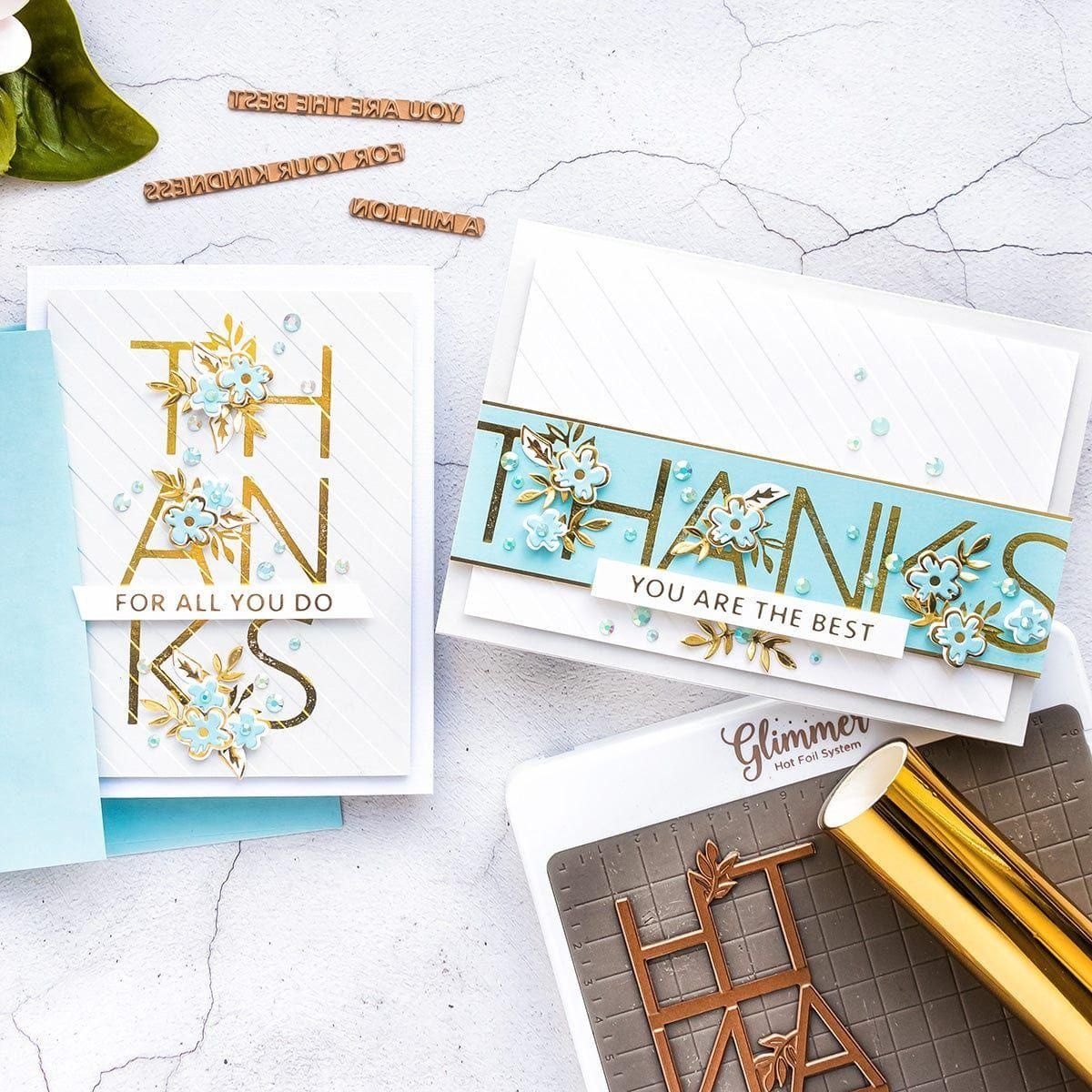 Glimmer Hot Foil Roll - Gold - Spellbinders