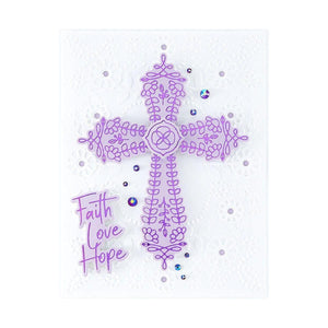 Glimmer Hot Foil Roll - Fuchsia Flower