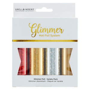 Glimmer Hot Foil 4 Rolls - Christmas Sparkle Variety Pack