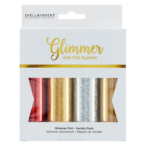 Glimmer Hot Foil 4 Rolls - Christmas Sparkle Variety Pack