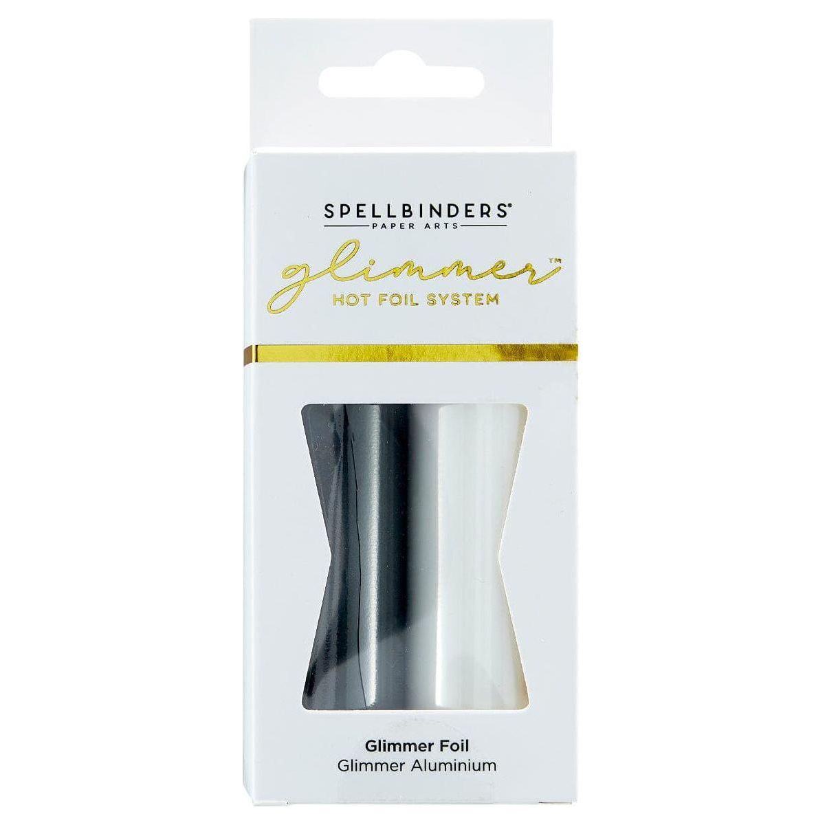 Glimmer Hot Foil 2 Rolls - Opaque Black & White Pack
