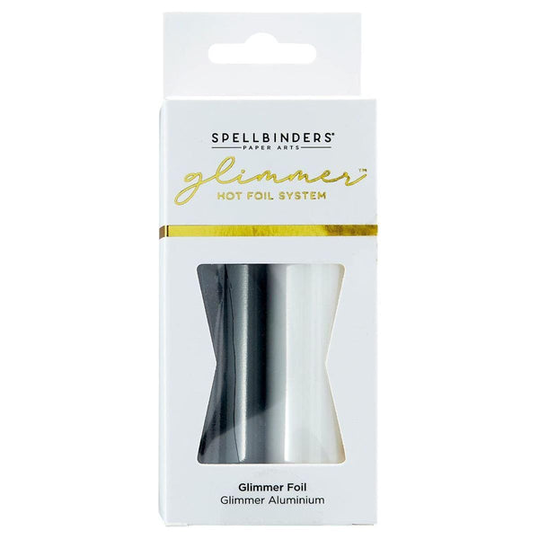 Glimmer Hot Foil 2 Rolls - Opaque Black & White Pack - Spellbinders