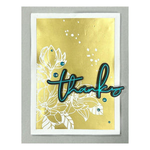 Essential Glimmer Solid Rectangle Glimmer Hot Foil Plate