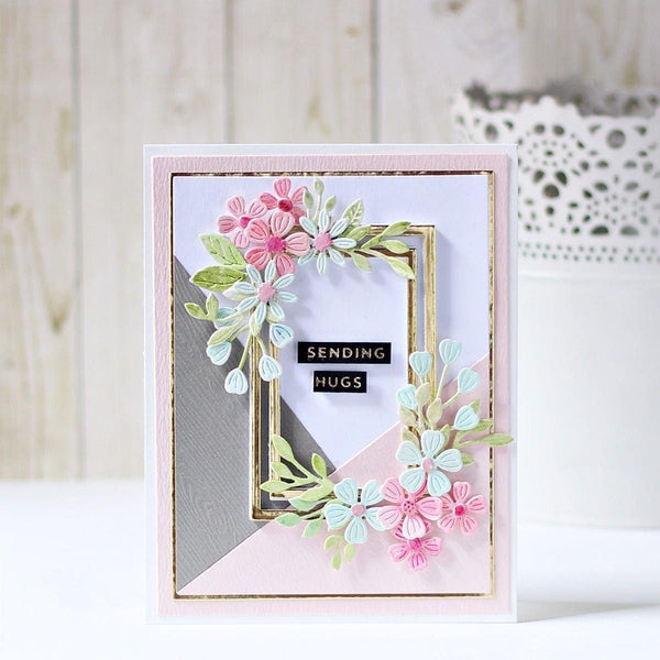 Precision Layering A2 A Etched Dies from the Precision Layering Basics Collection (S5-487) Hussena Calcuttawala Sending Hugs Card 