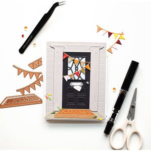 Open House Pumpkin Topiary Etched Dies from the Fall Traditions Collection (S3-423) Project Example 3