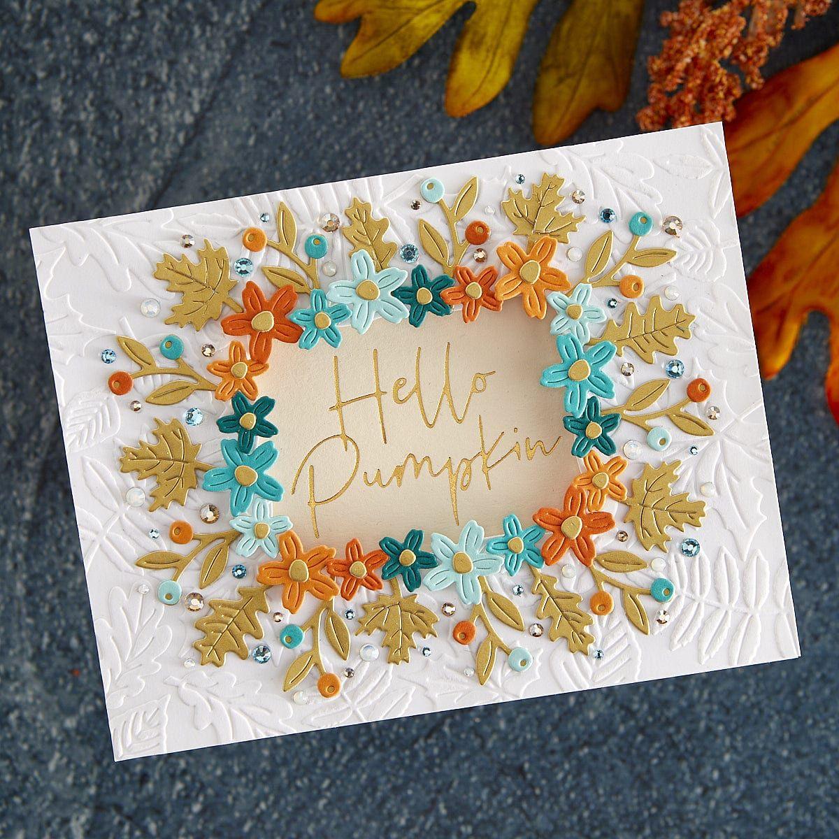 Falling Leaves Embossing Folder | Fall Traditions Collection