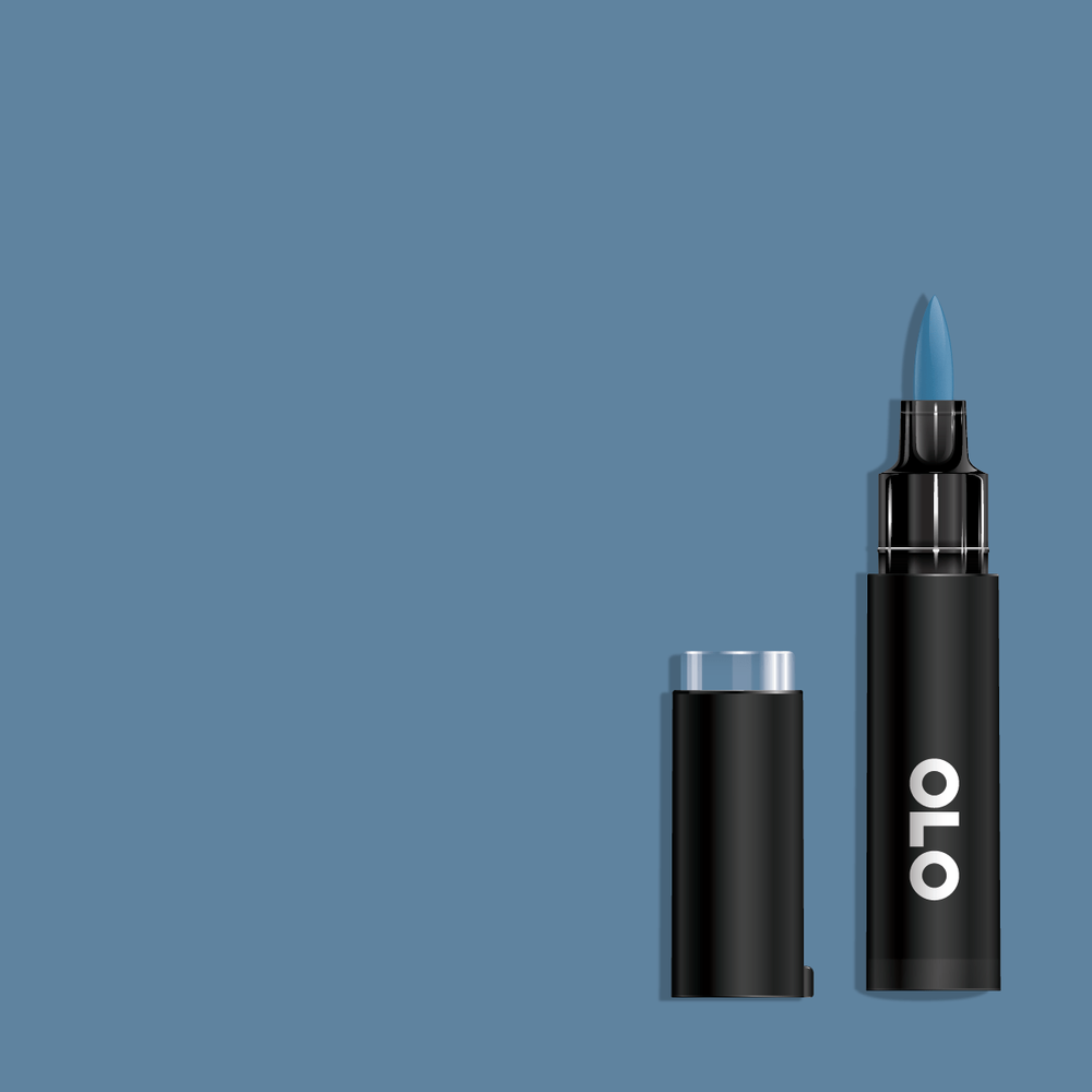 OLO-005B4.3VintageBlueBrushMarker