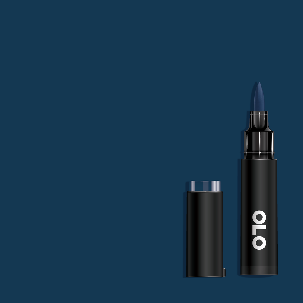 OLO-005B4.6BlueberryBrushMarker