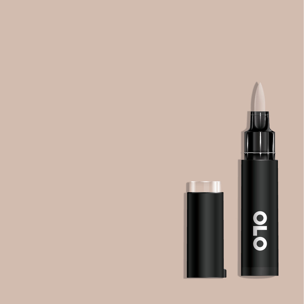 OLO-005OR7.2RoseBeigeBrushMarker