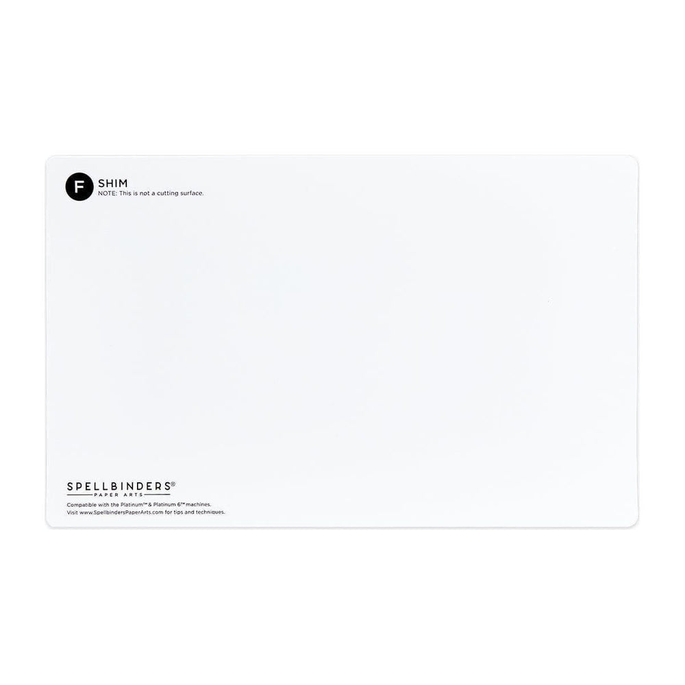Mylar Shim (F) White 2-Pack