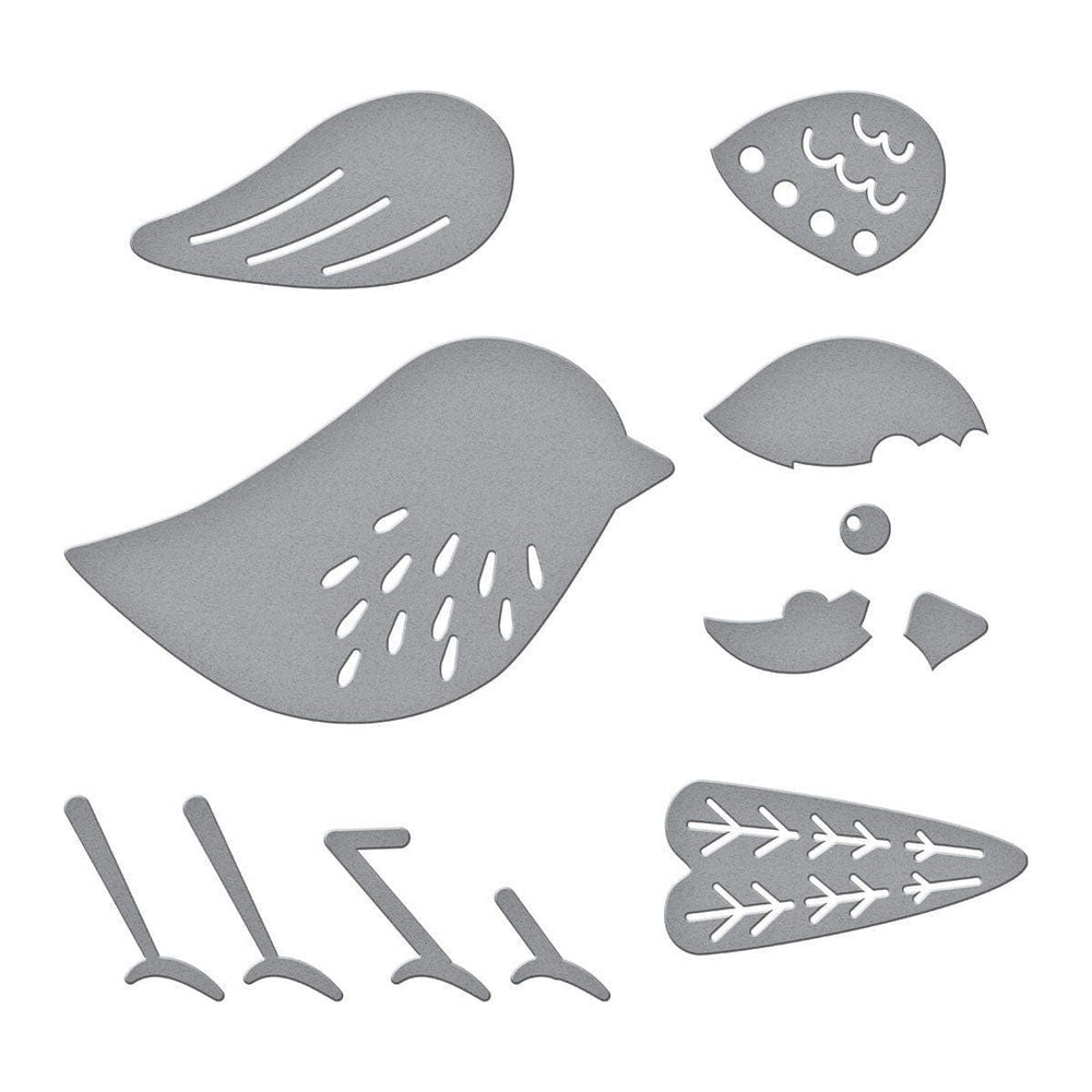 Little Chickadee Etched Dies from the Just Wanted to Say Collection (S1-053) lifestyle project example. 