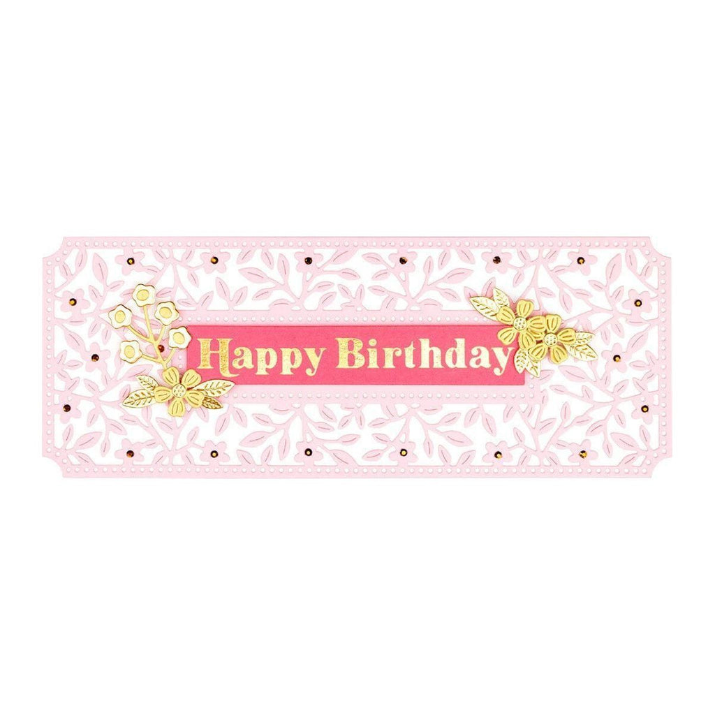 Mini Blooms and Sprigs Etched Dies from the Slimline Collection (S2-314) Product Image