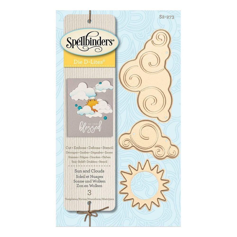 Die D-Lites Sun and Clouds Etched Dies