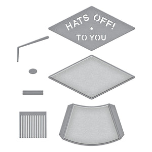 Hats Off to You Etched Dies