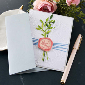 A2 Brushed Silver Envelopes - 10 Pack from the Sealed By Spellbinders Collection