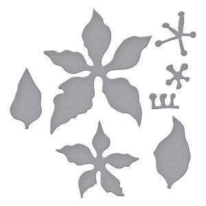 Poinsettia Etched Dies from Susan's Holiday Flora Collection by Susan Tierney-Cockburn
