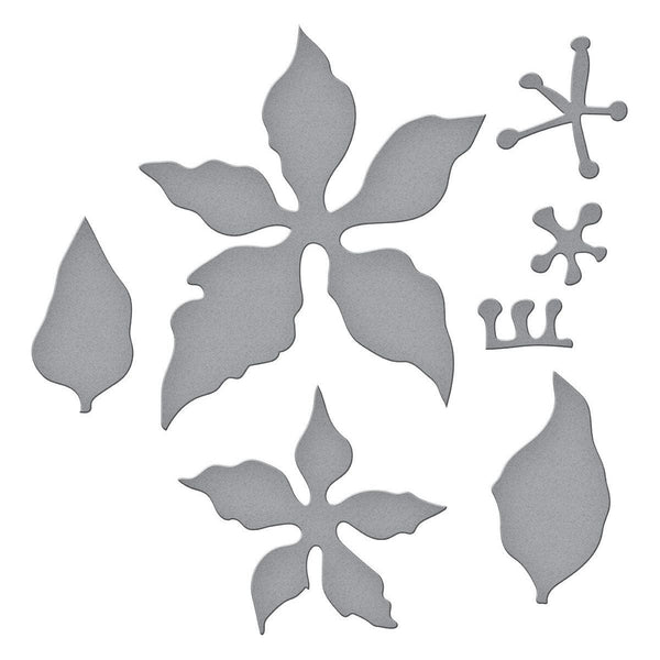 Poinsettia Etched Dies from Susan's Holiday Flora Collection by Susan Tierney-Cockburn