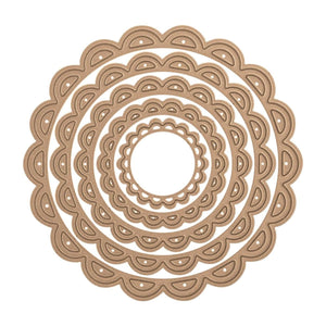 Nestabilities Lacey Circles Etched Dies