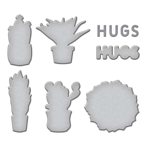 Succulents Stamp & Die Set by Simon Hurley