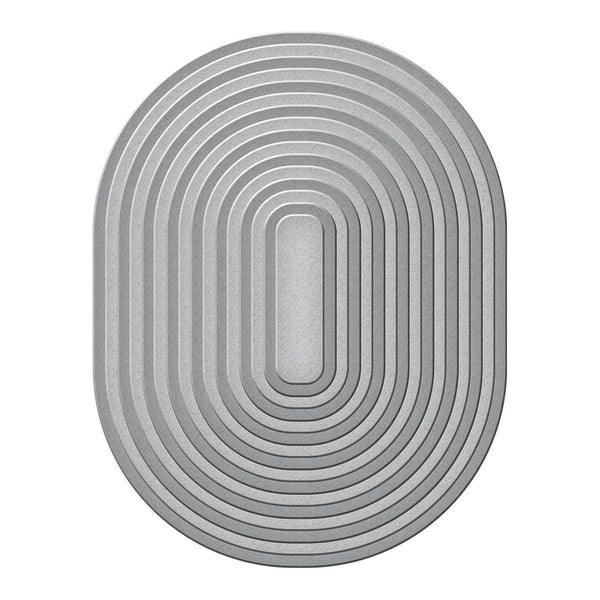 Essential Stylish Ovals Etched Dies