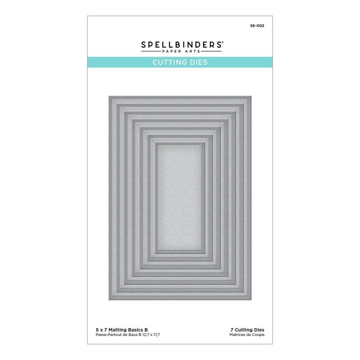 5 x 7 Matting Basics B Card Creator Etched Dies