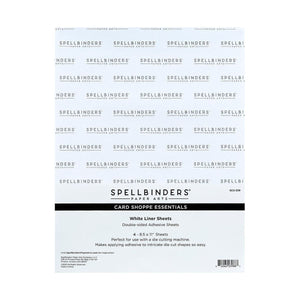 White Liner Sheets - 8.5" x 11" - 4 Pack
