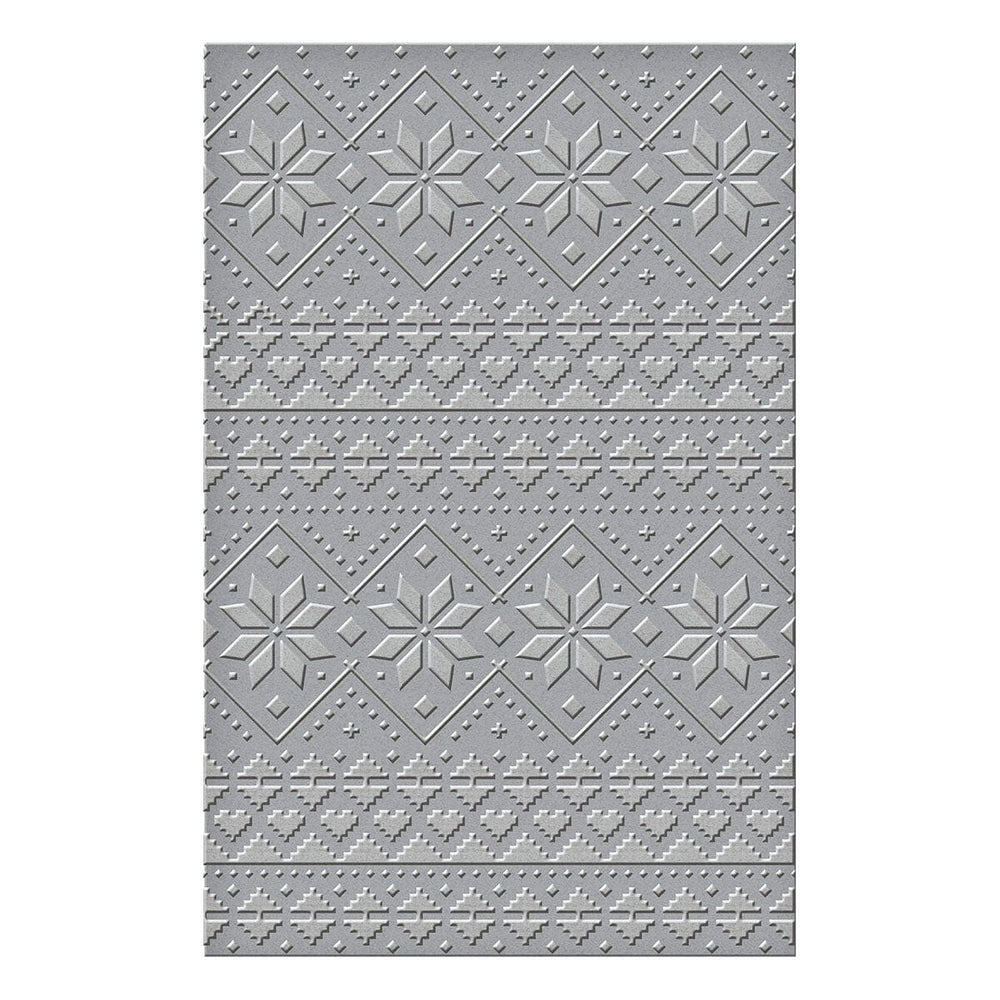 Ski Lodge Embossing Folder by Zsoka Marko