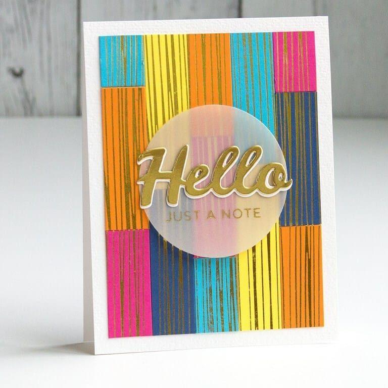 A-2 Matting Basics A Card Creator Etched Dies