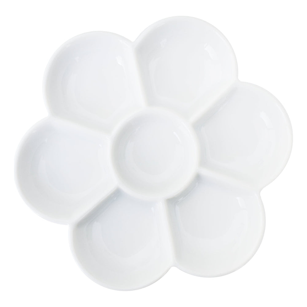 Yasutomo 7 Section Flower Porcelain Dish lifestyle image