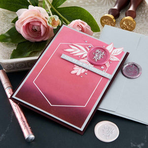 A2 Brushed Silver Envelopes - 10 Pack from the Sealed By Spellbinders Collection