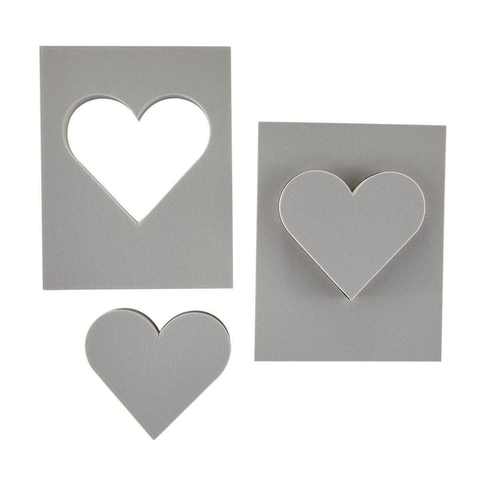 Ranger Heart Cut Stamping Foam Simon Hurley create. 4 pc.